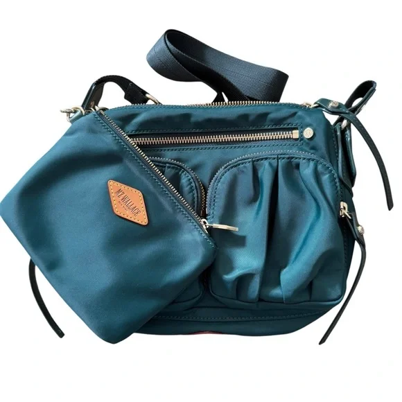 MZ Wallace Teal Crossbody Bag - Picture 5 of 9